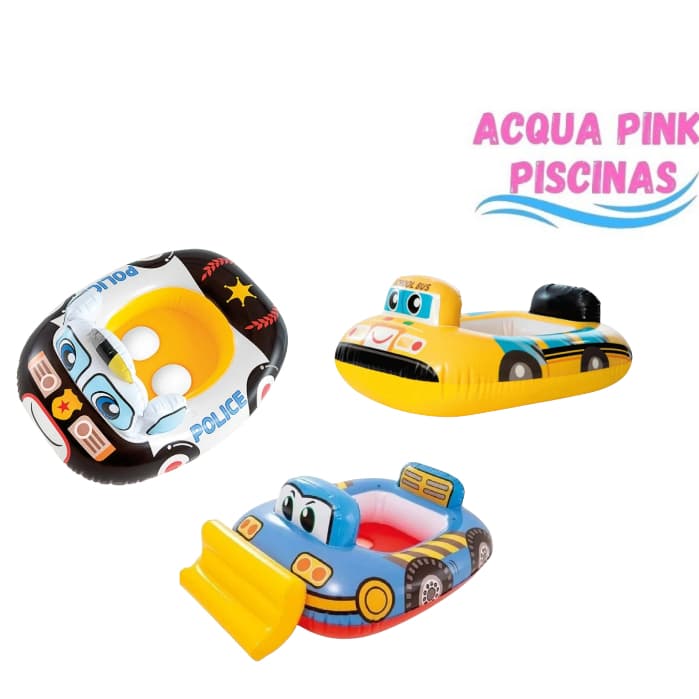 Bote baby Kiddie Trator, Policia e Ônibus