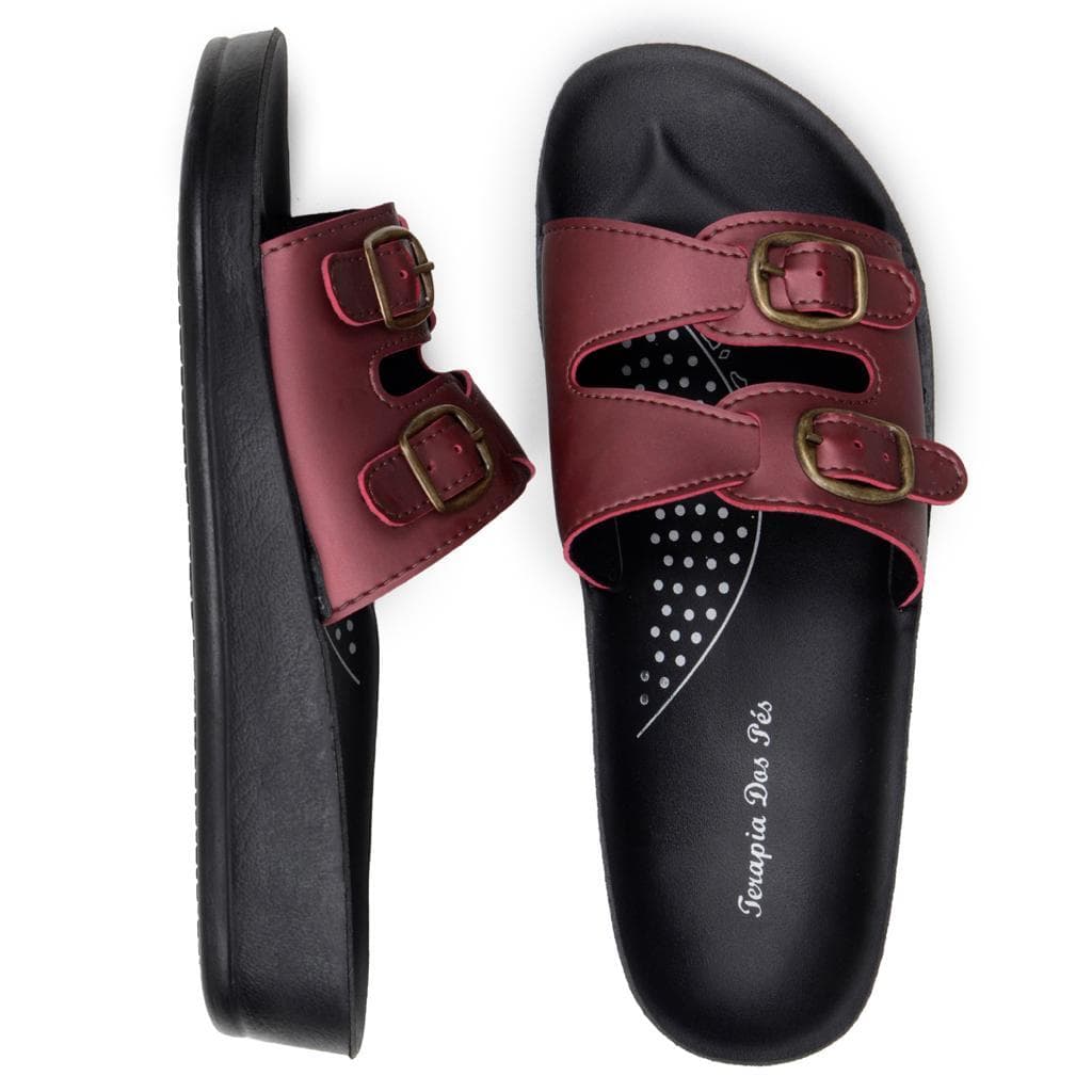 Chinela Feminina Anatomica Ortopedica Gravidas Tira Dores no pés Diabetes Esporão Calcaneo  Conforto