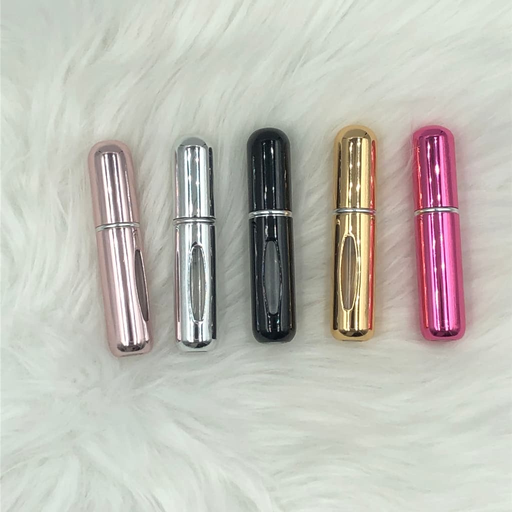 KIT 3/6/12  Pcs Porta Perfume Recarregavel Portatil Spray 5ml