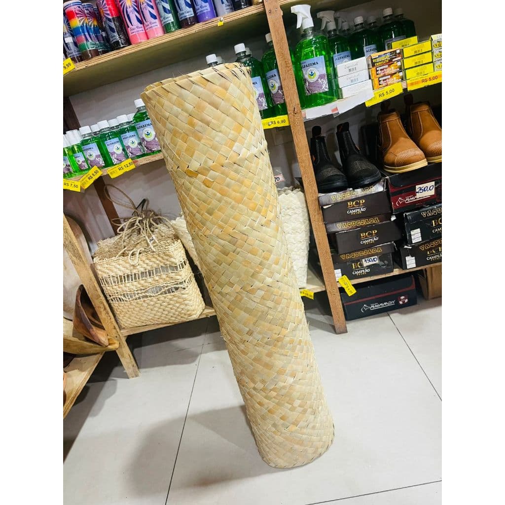 Tapete Esteira de Palha natural - 1un tamanho 1,72 de altura e de comprimento 1m