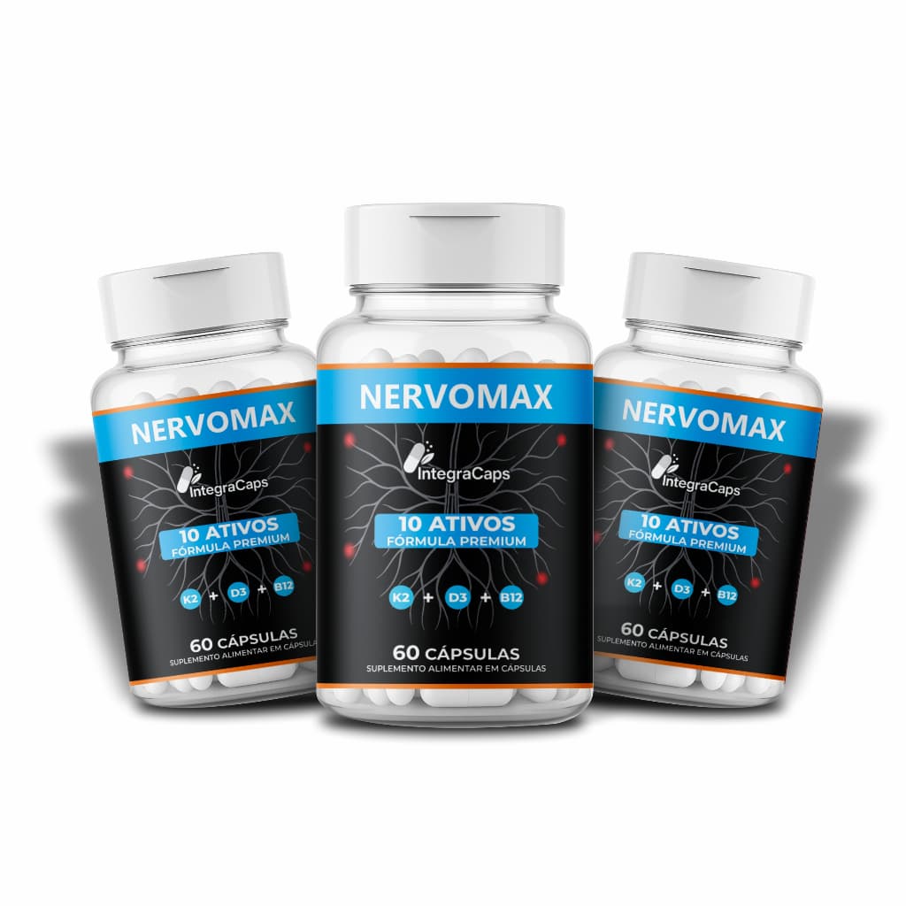 3 Nervomax Original - Premium 60 - Vendedor indicado C/ NOTA