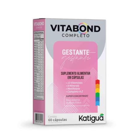 SUPLEMENTO ALIMENTAR PARA GESTANTE 60 CÁPSULAS