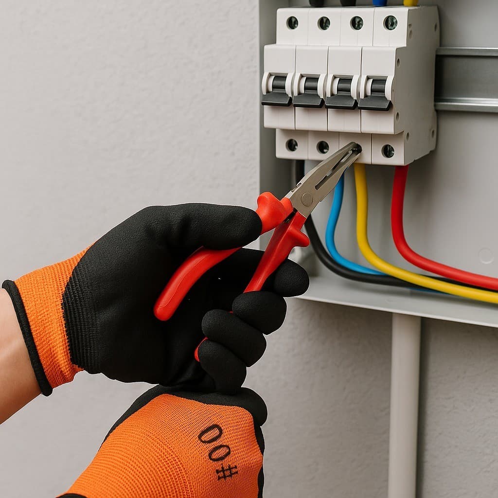 Luva de proteção corrente eletrica EPI eletricista anti choque