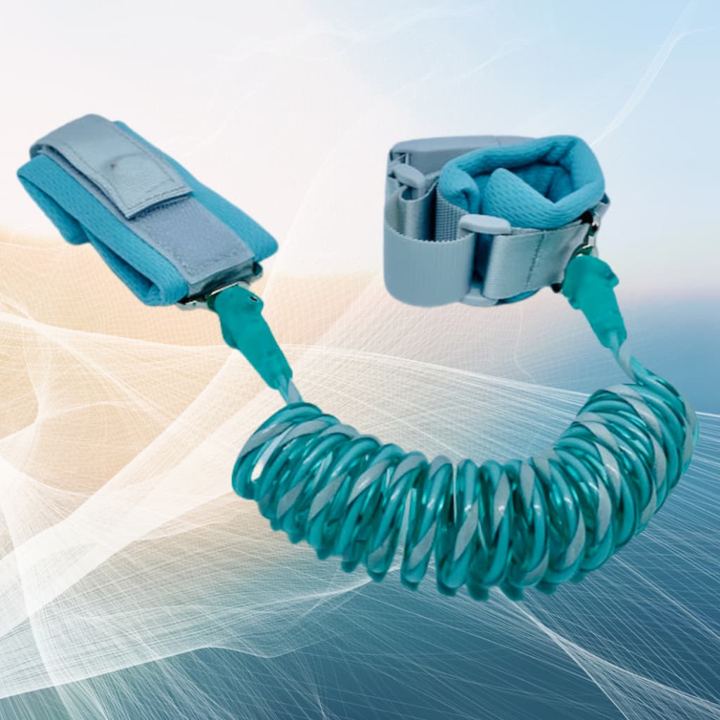 Pulseira de Segurança Infantil Anti-Perda - com trava magnética  - 1,5m - Verde