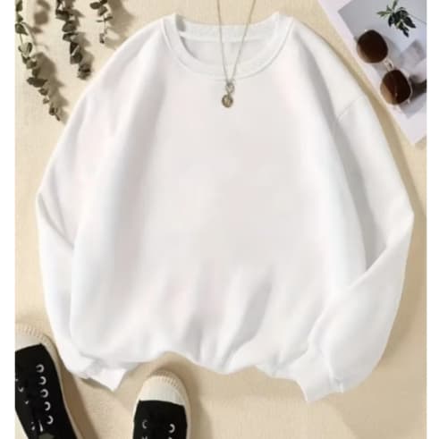 Moletom careca quentinho flanelado sem estampa algodão premium