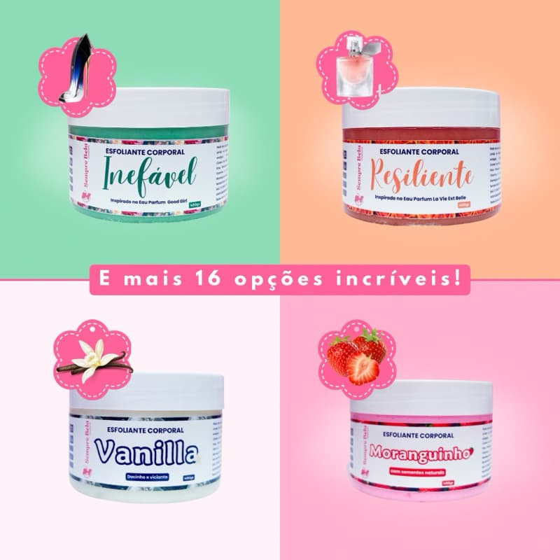 Esfoliante Corporal das Gringas - 400gr |Sugar Scrub| Natural e Vegano