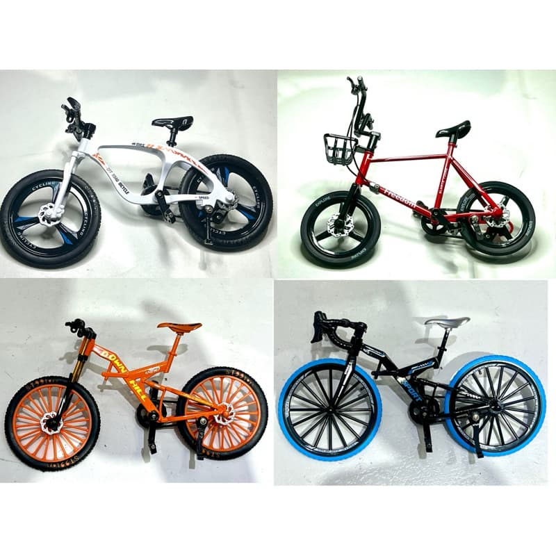 BICICLETA SPEED MOUNTAIN BIKE DE METAL MINIATURA ESCALA 1:10