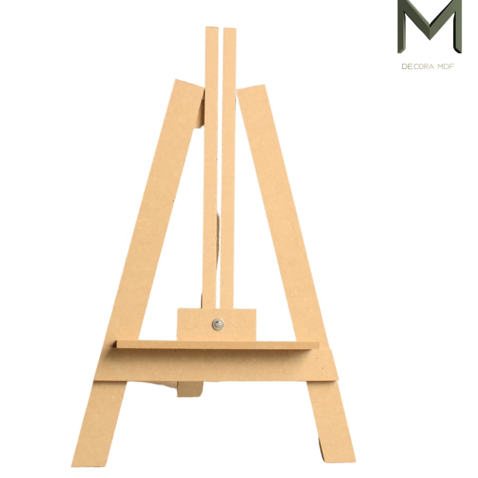 Cavalete Espositor Para Quadro MDF Cru  Ajustável Placa Recepção Casamento Evento Aniversario MDF