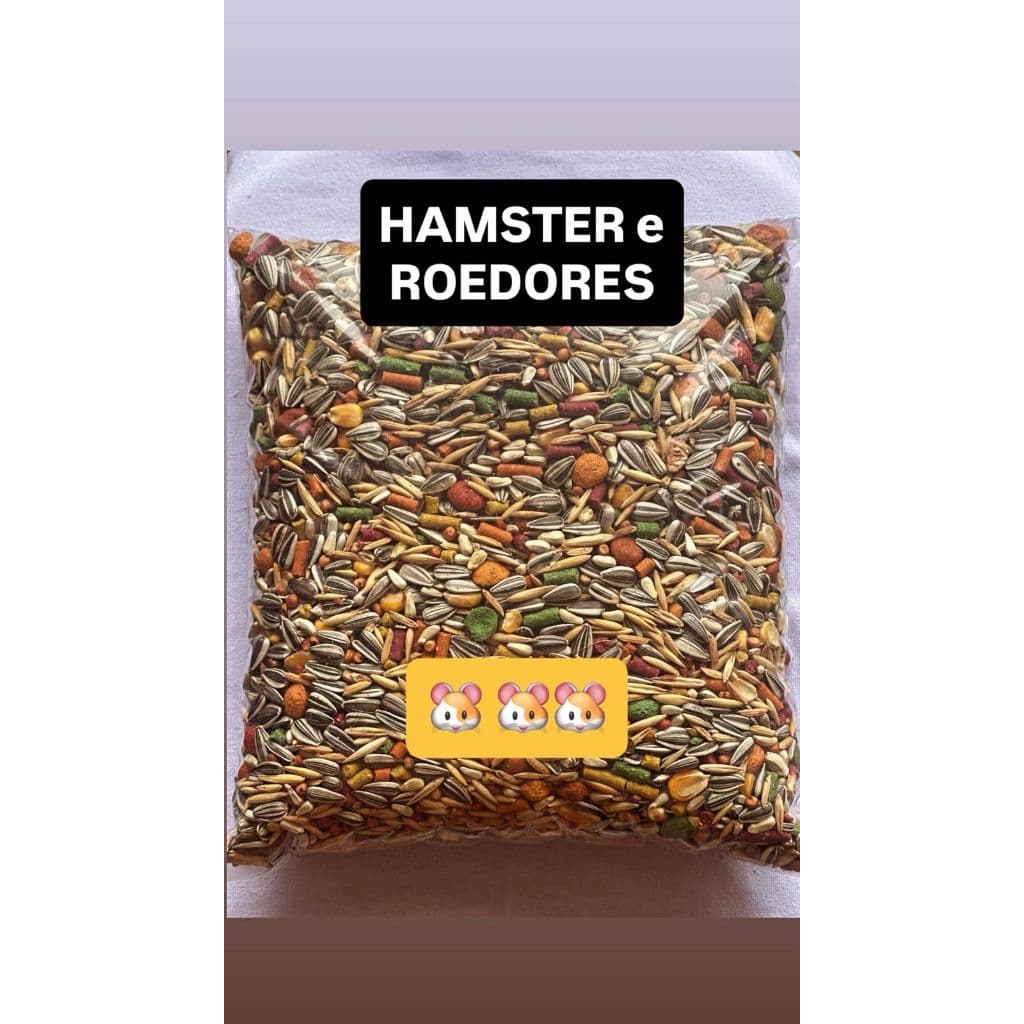 Ração HAMSTER e roedores 1KG ou 2KG / Mistura  Ramister