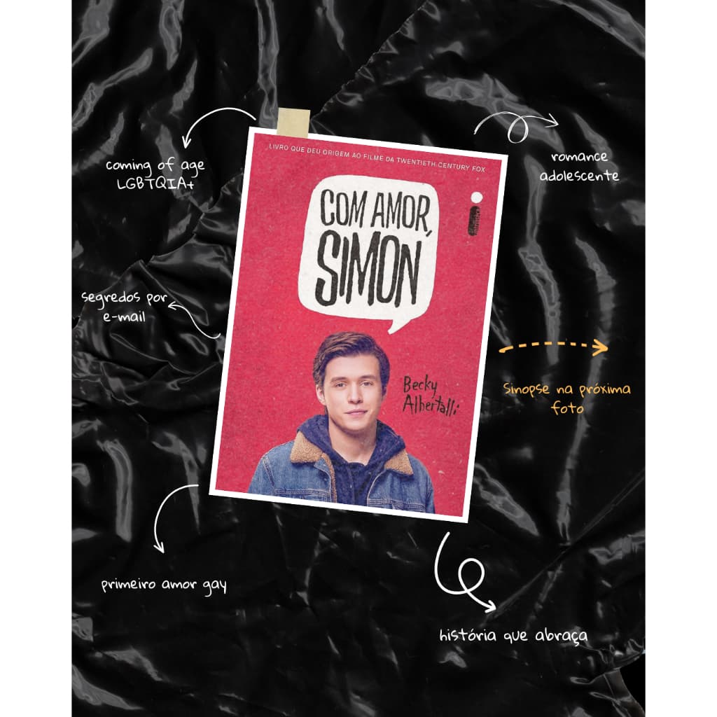 Livro "Com amor, Simon" - Becky Albertalli