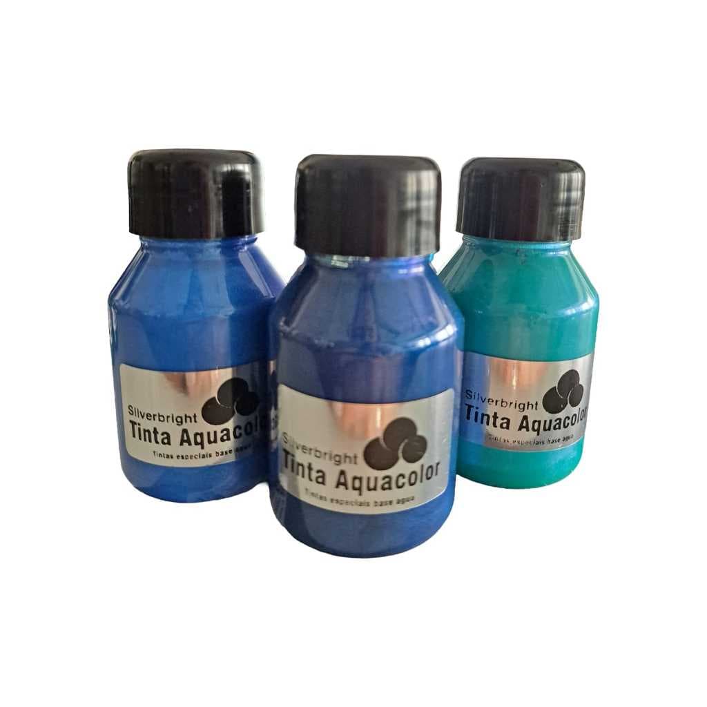 Tinta Aquacolor Metálica Silverbright 60ml