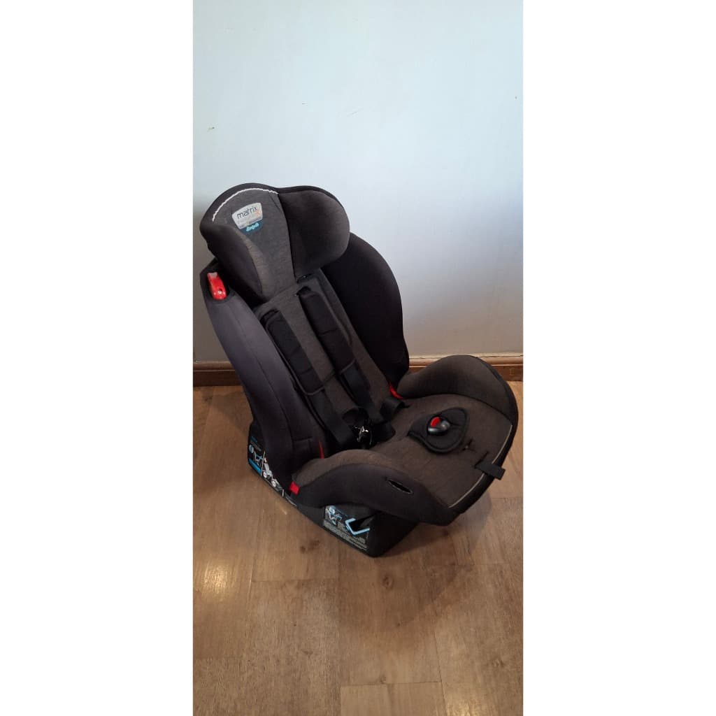 Cadeira Auto Burigotto Matrix Evolution Cinza Menino Menina