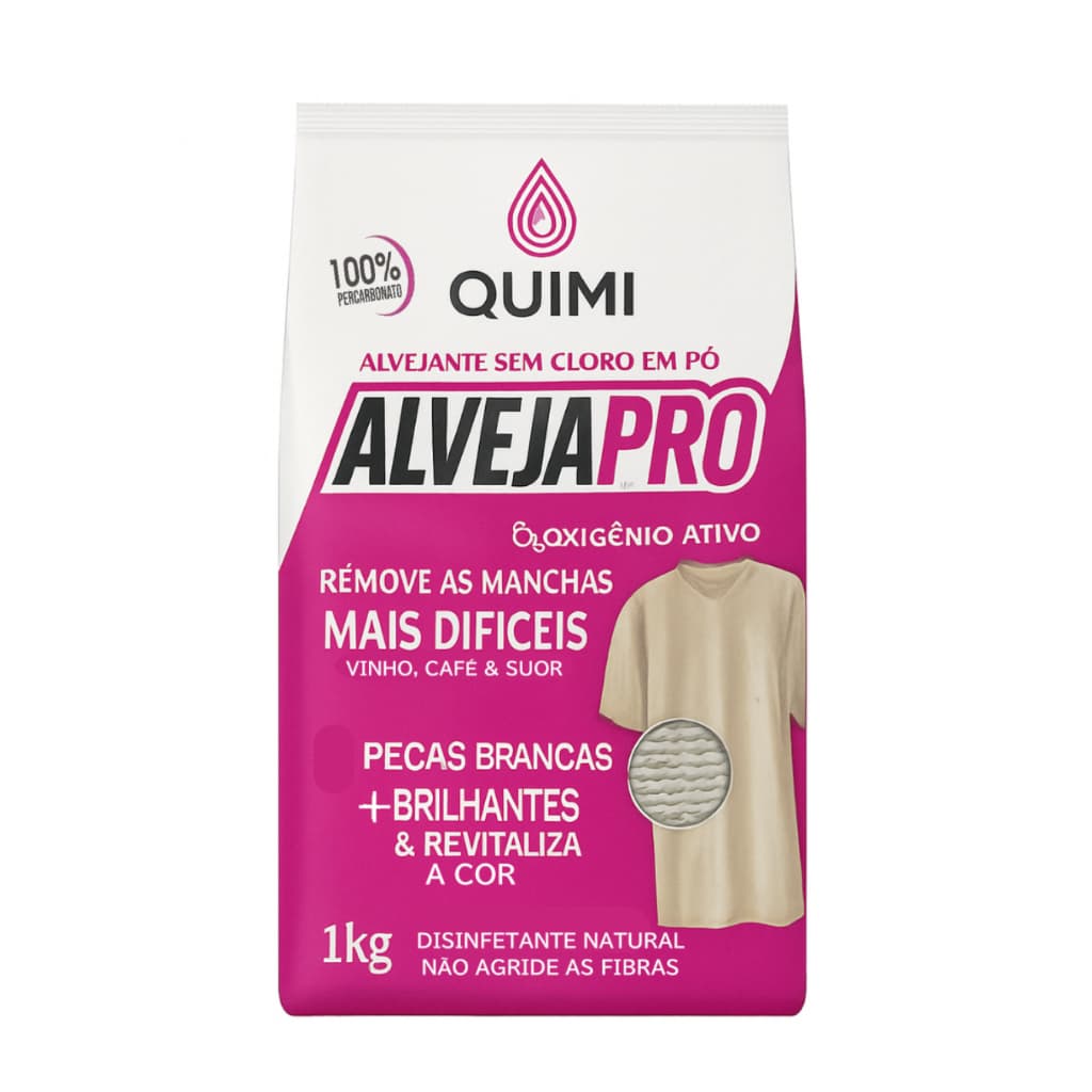 Percarbonato de Sódio 100% Puro Alvejante Sem Cloro Tira Manchas Roupas Brancas e Coloridas