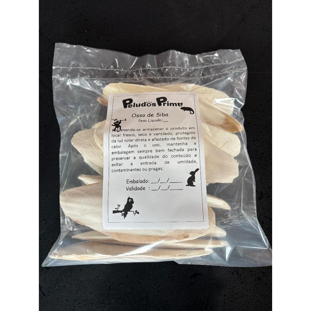 Osso De Siba Natural para Aves 100g e 500g