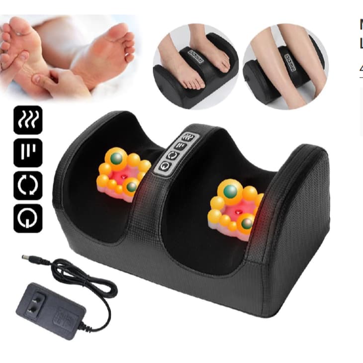 Massageador Elétrico De Pé Massagem Relaxante Terapêutica Anti Stress Linha Premium 220v