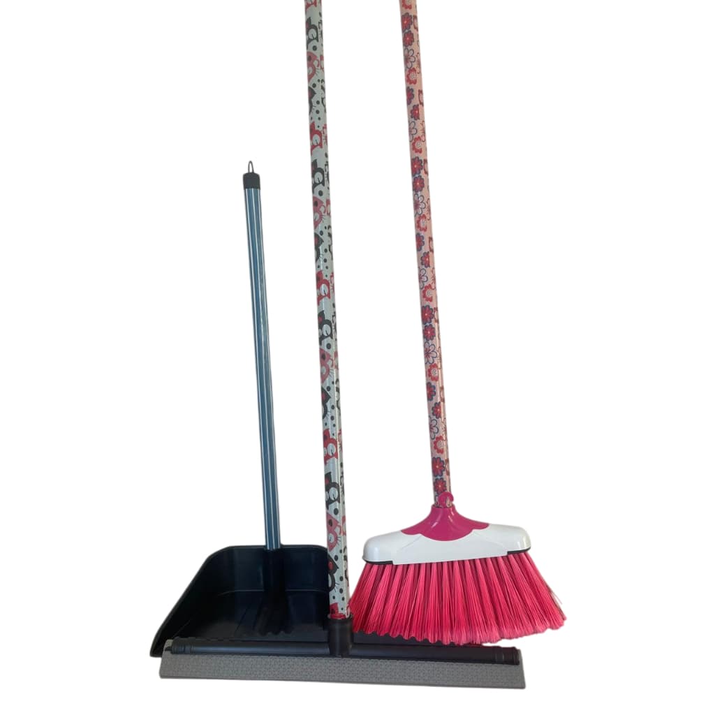 Kit Belissima Vassoura + Rodo + Pá Todos com CABO exceto o tipo Refil