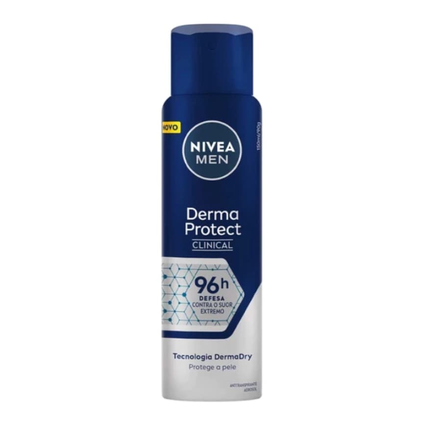 Desodorante Antitranspirante Aerossol Nivea Men Derma Protect Clinical 150ml