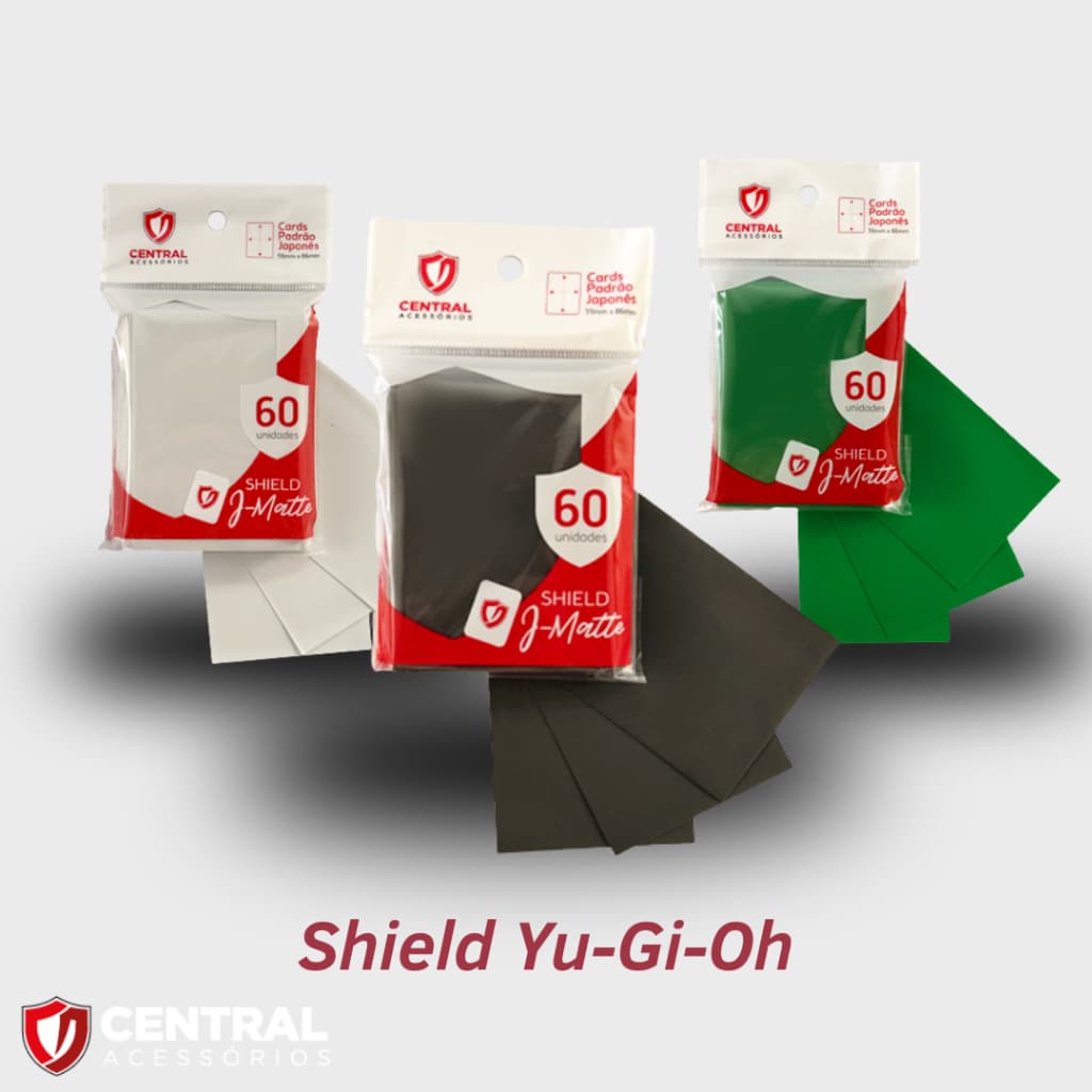 Sleeve Shield Matte Central 59x86mm Yu-Gi-Oh! e Vanguard