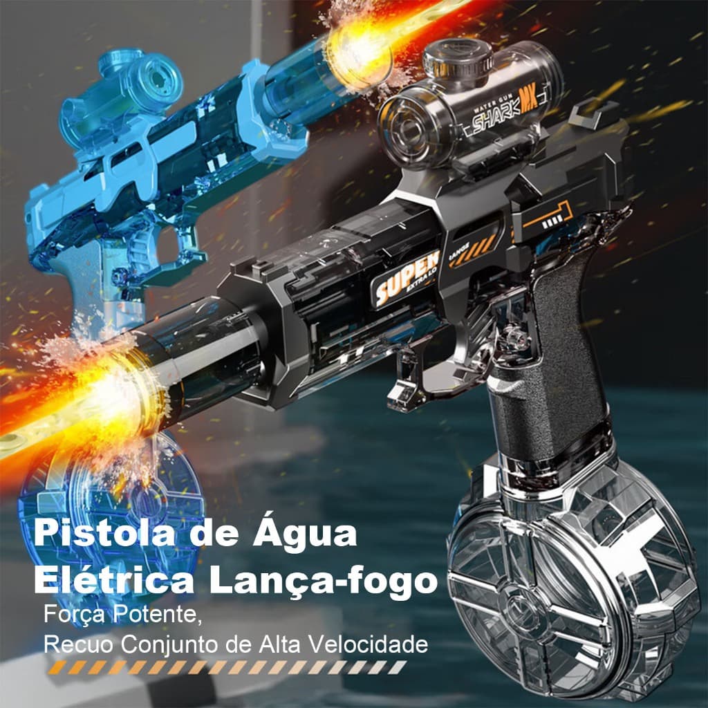 Pistola de Água Elétrica Desert Eagle  Grande Capacidade, Jato Forte e Diversão para Crianças