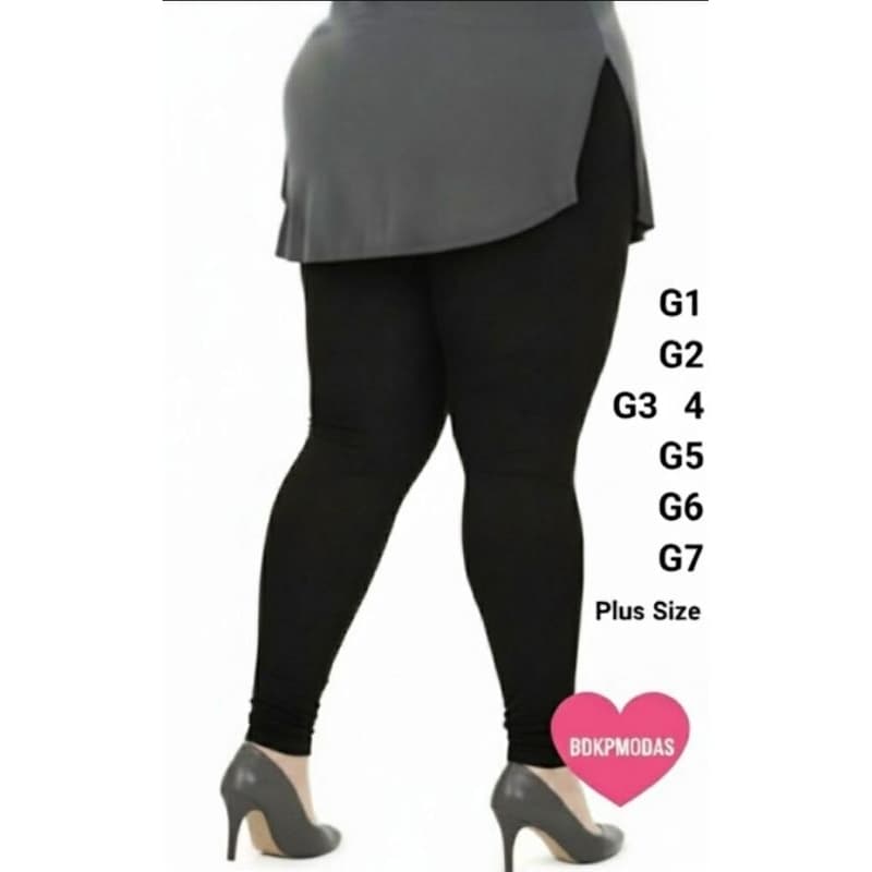 Calça Legging Curve Plus Size Suplex Grossa Cós Alto duplo Fitness G1 G2 G3 G4 G5 G6 G7