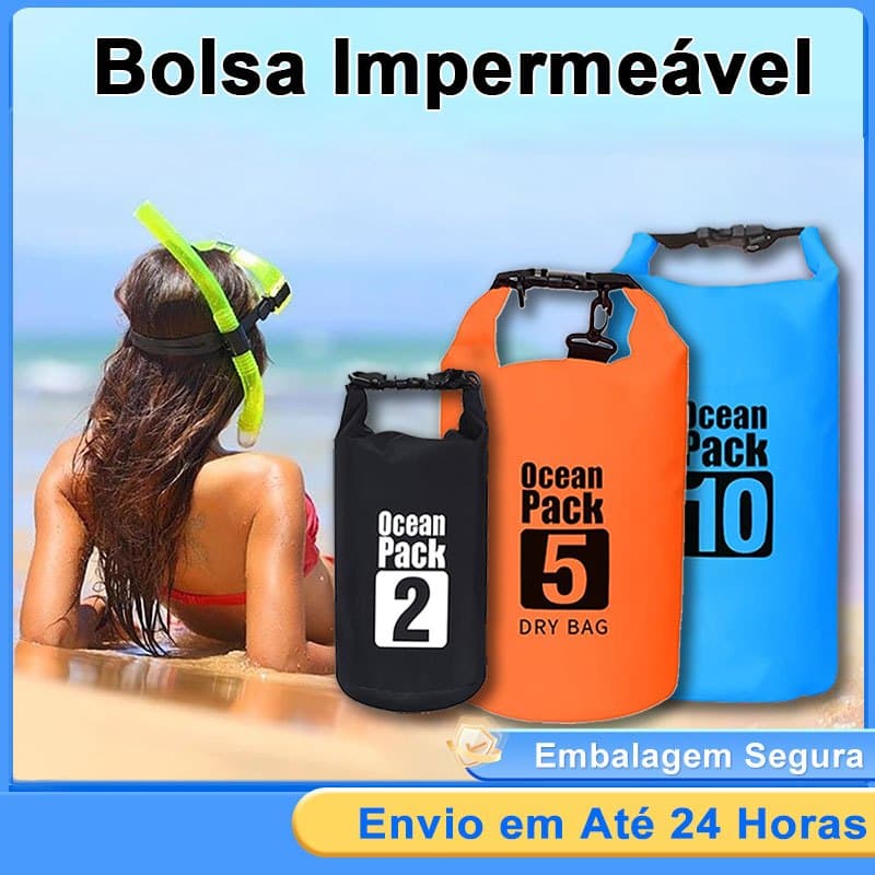 Bolsa Mochila Saco À Prova D'água Waterproof 2L, 5L, 10L Camuflado Ciclismo Acampamento Impermeável