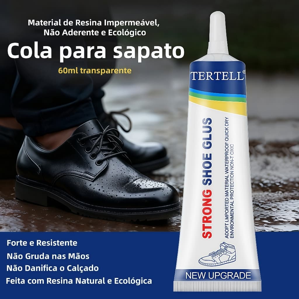 Cola adesiva forte para sapatos - para reparação de calçado, soluções de reparação duradouras para solas