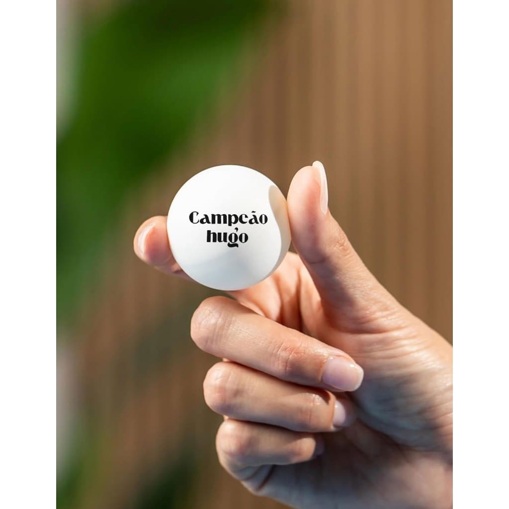 Heyoo Ping Pong Personalizado - Estilo Campeão Hugo - Para Treino e Competição-18pcs