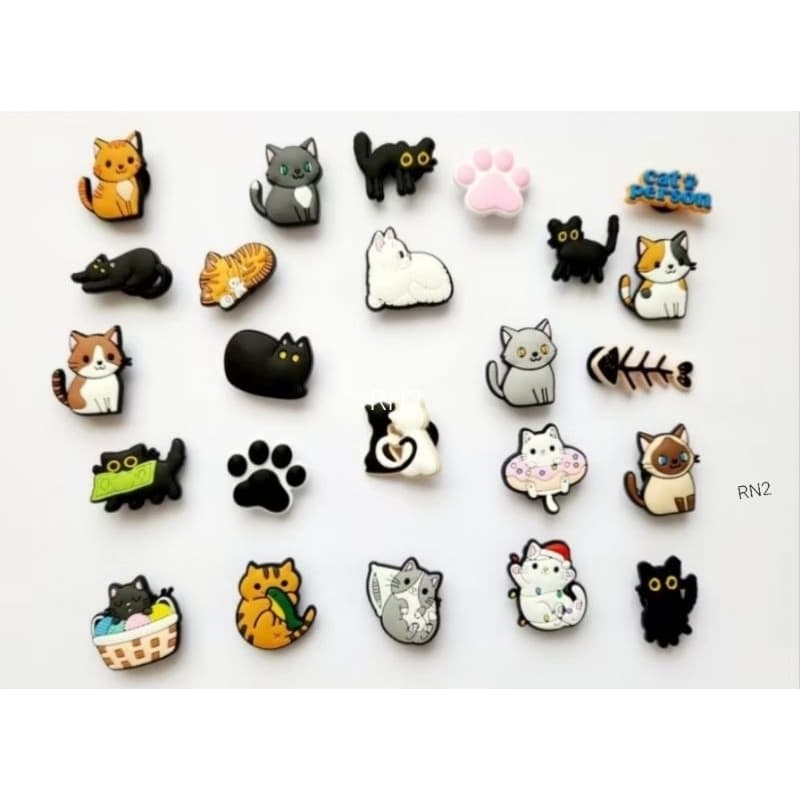 kit com 2 ou 3 pins para babuche Gatos Gatinhos Fofos