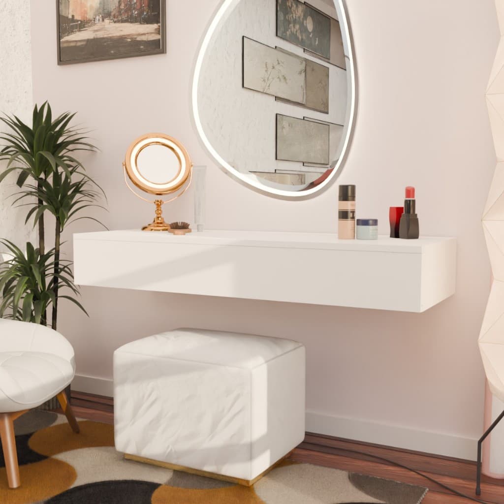 Bancada Suspensa Penteadeira 100cm Com Corrediças Telescopicas