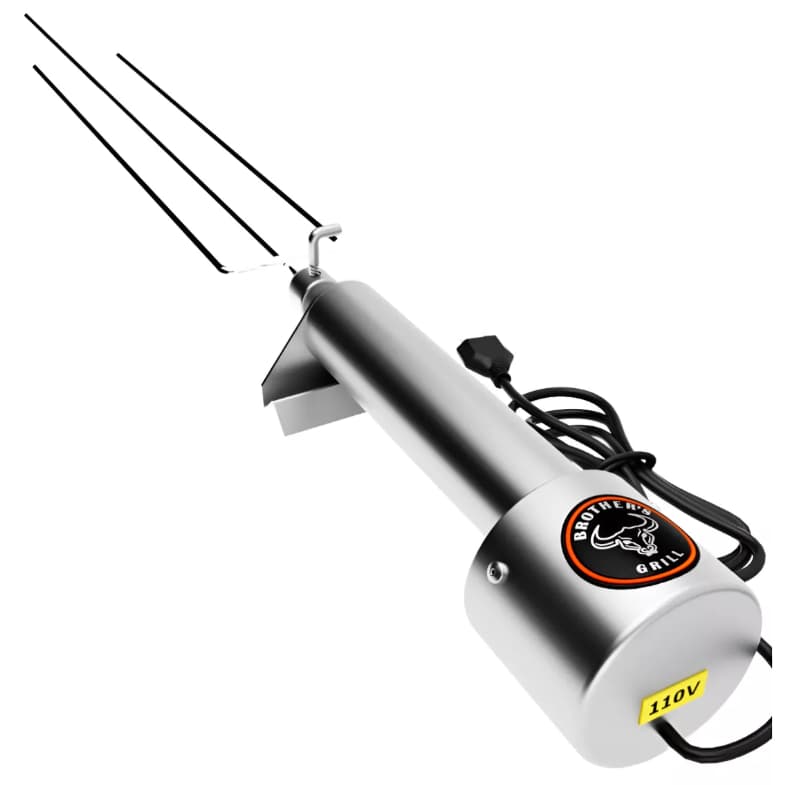 Espeto Giratório Elétrico Brothers Grill Linha Churrasco Linha Eco Cabo em alumínio