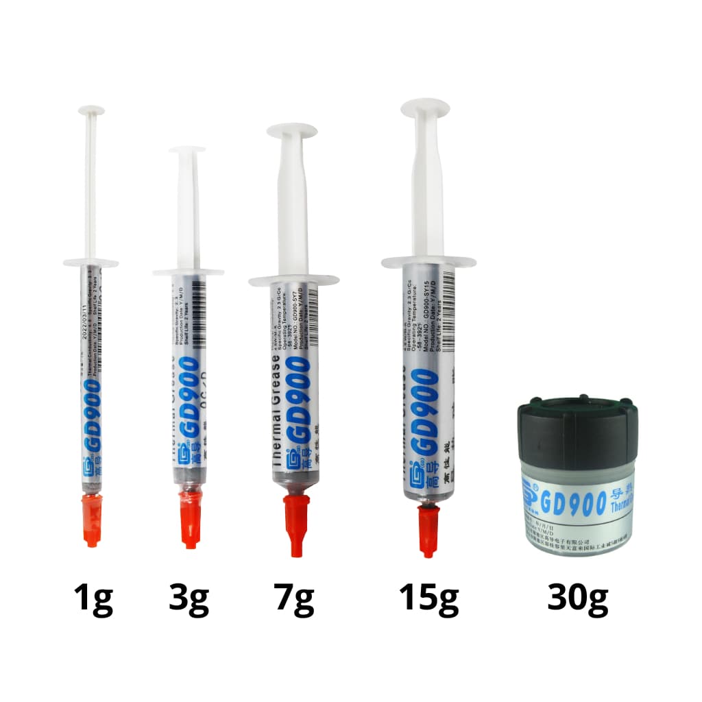 Pasta Térmica Prata GD900 4,8W/MK Computadores Placas de video video games 1g 3g 7g 15g e 30g