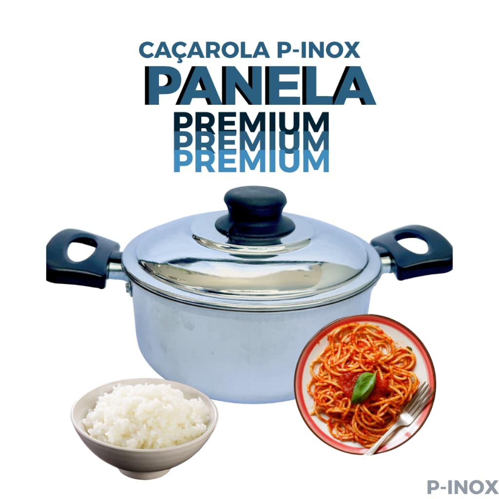 Panela Caçarola de Alumínio Resistente