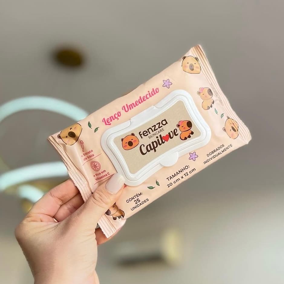 Lenço Demaquilante Umedecido - Fenzza