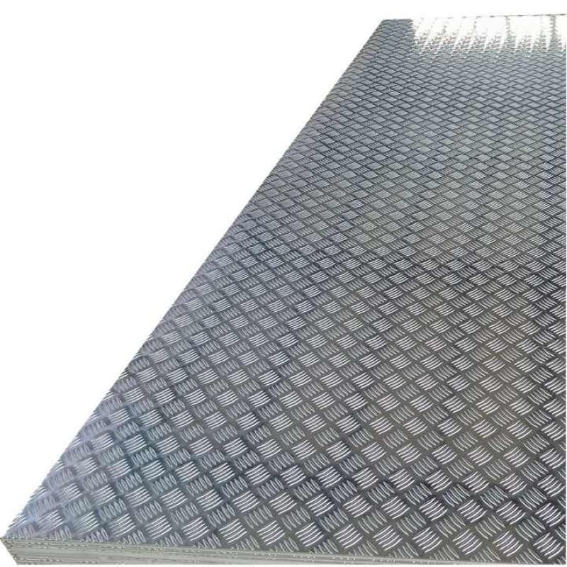 Chapa de alumínio xadrez 1 m x 50 cm x 1.2 mm de espessura