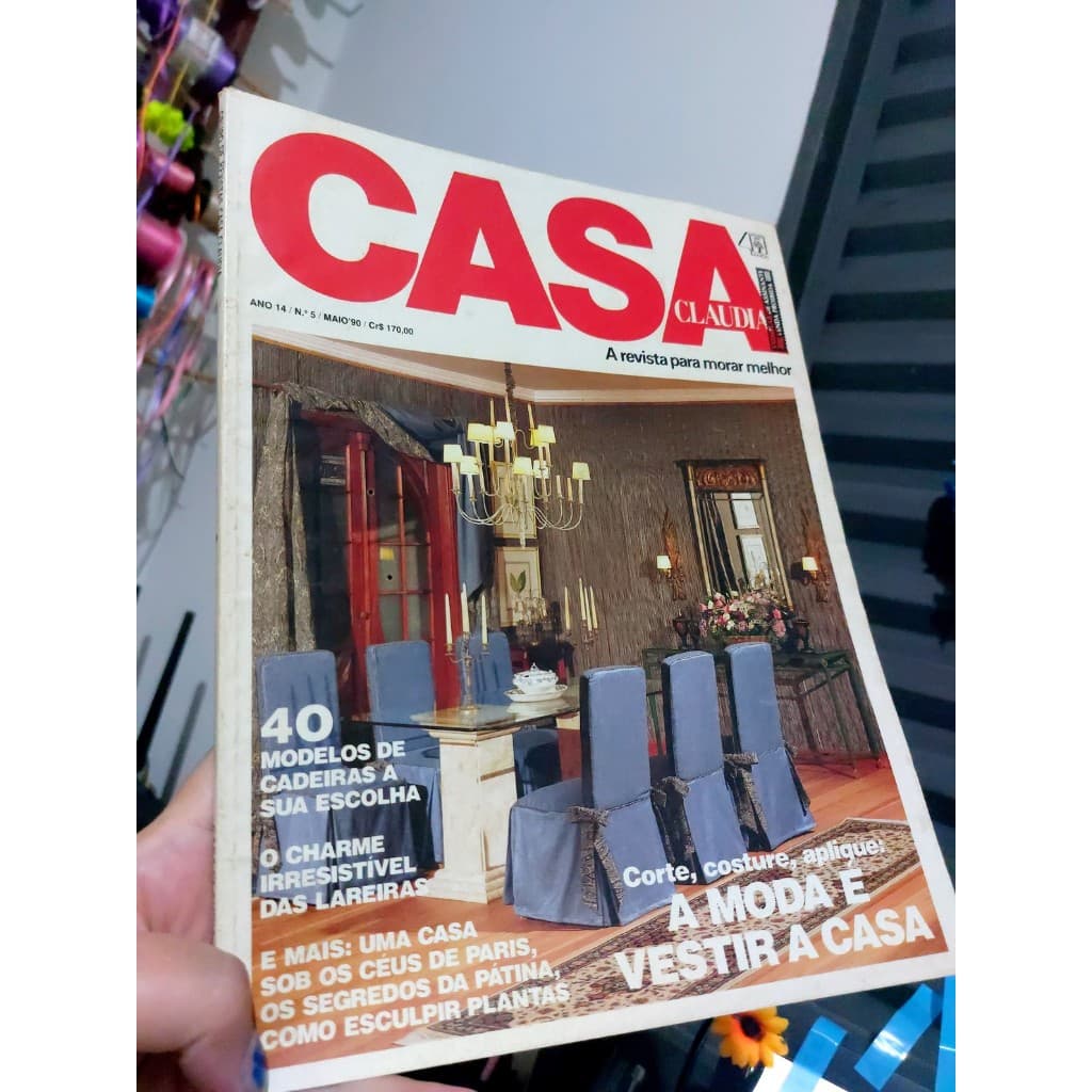 Revista Casa Claudia  nº5 Maio 90