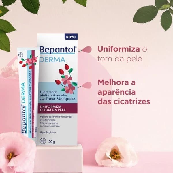 Hidratante Multi Com Rosa Mosqueta Bepantol Derma 20g Momento De Aplicação Dia/noite Tipo De Pele Todo Tipo De Pele