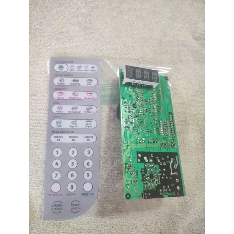 placa mais membrana do microondas MEF41