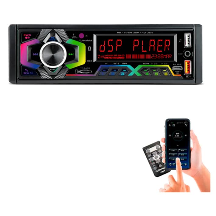 Rádio Automotivo RS150BR MP3 USB AM/FM Bluetooth 6 Canais 60W