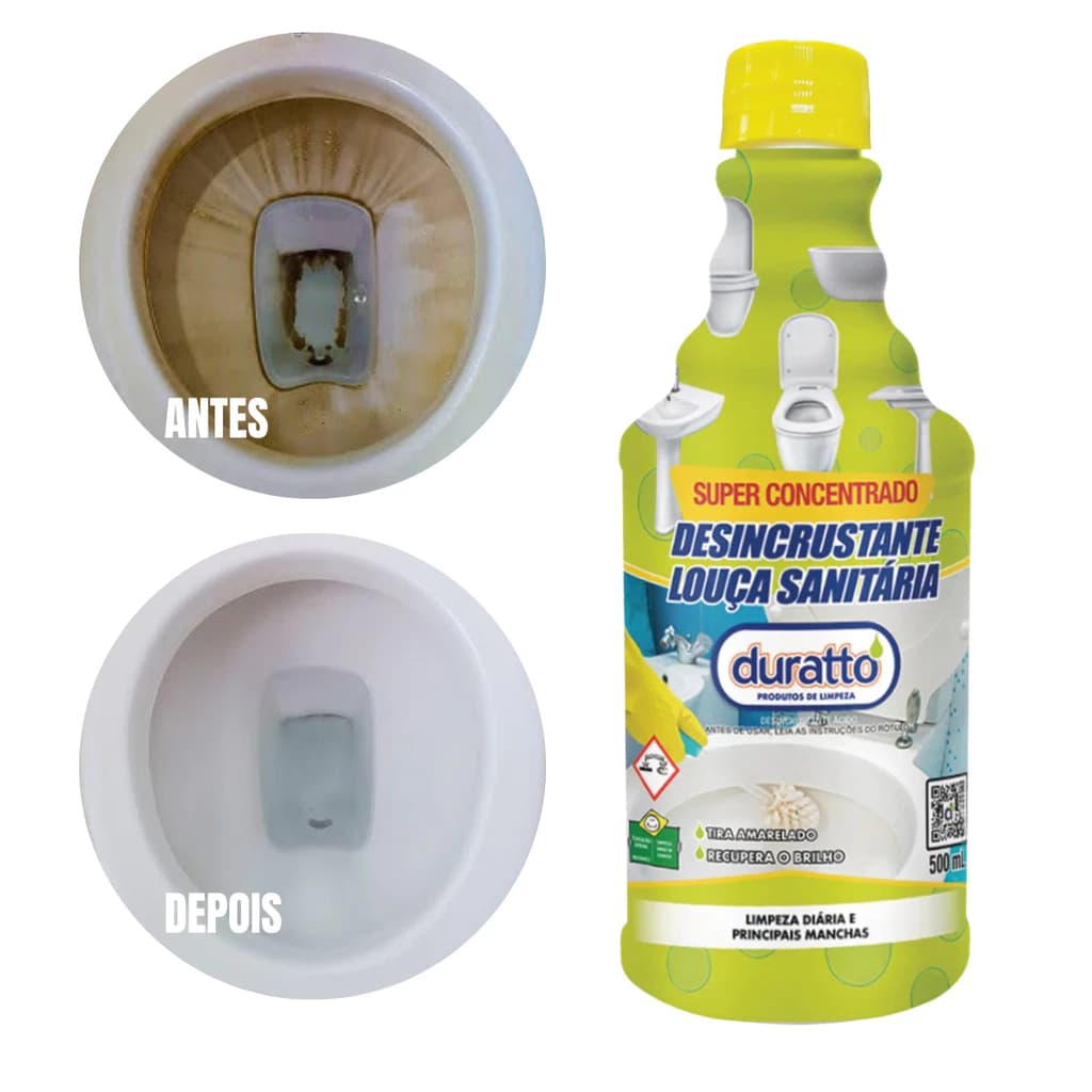 DESINCRUSTANTE LOUÇA SANITARIA 500ML DURATTO