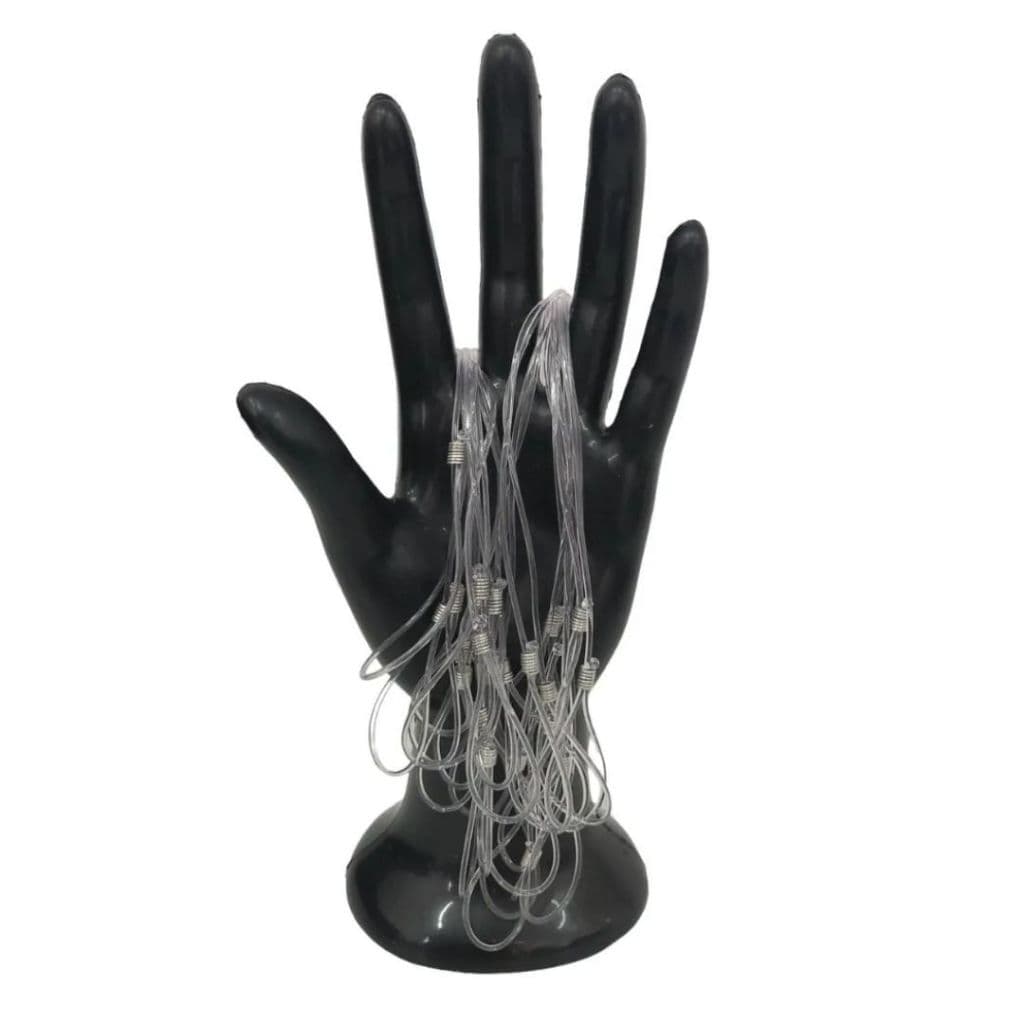 Cordão para Óculos em Silicone FC-TP Transparente com 12 unidades