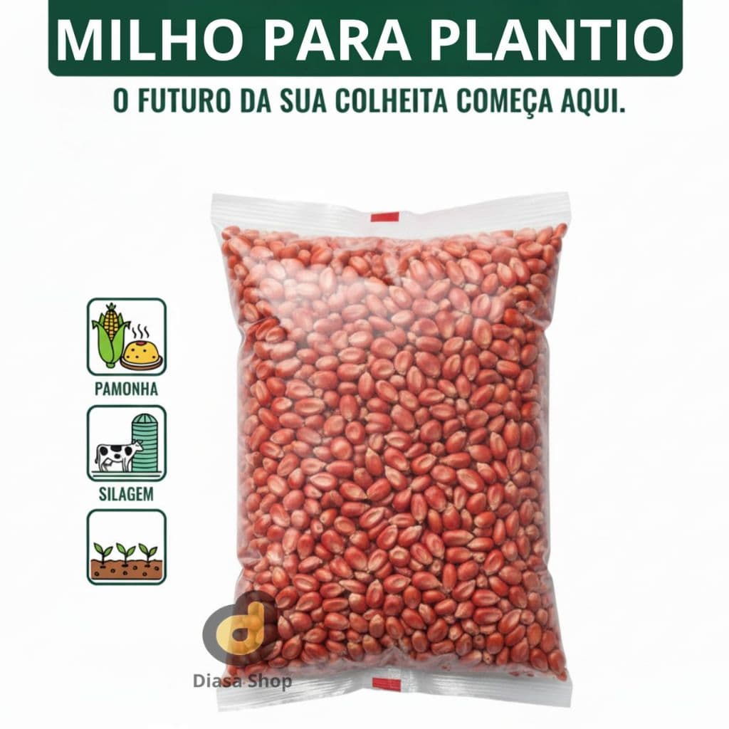 Sementes de Milho Doce para Plantio – Alta Germinação e Sabor Natural