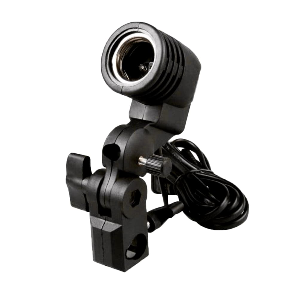 Soquete Simples com Encaixe para Sombrinha e Ajuste de Ângulo para Estúdio e Vídeo | Sou Foto