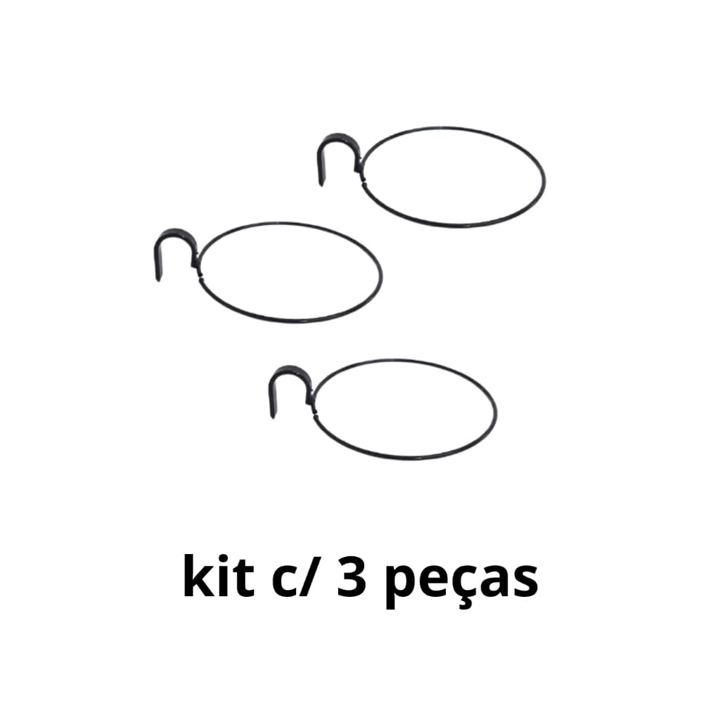 Kit c/3 Suportes para plantas em aramado Color