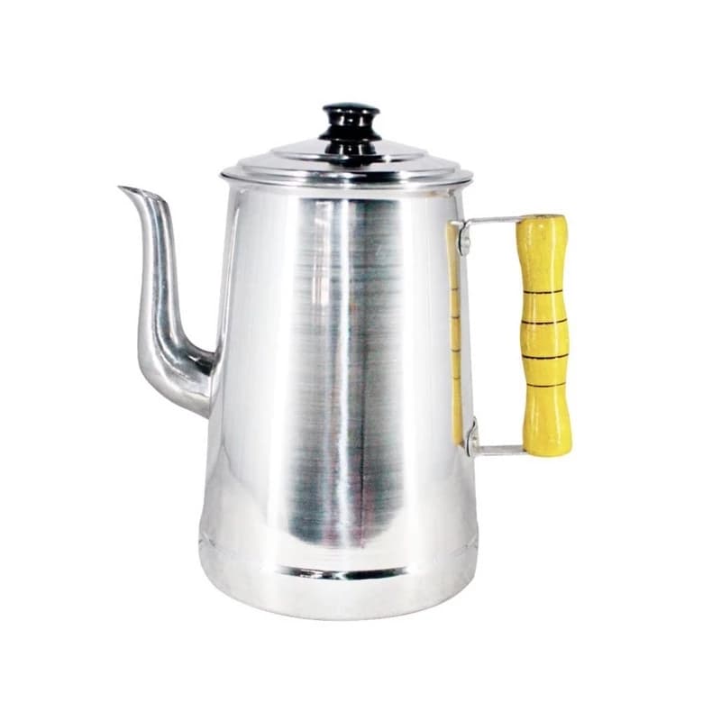 Bule de Alumínio 2 litros com Cabo de Madeira multiuso Chá ,Café, e leite