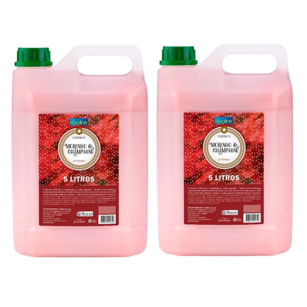 Sabonete Líquido 5L Premisse 01 à 02 Unids I Mãos, Rosto e Corpo I Profissional e Residencial