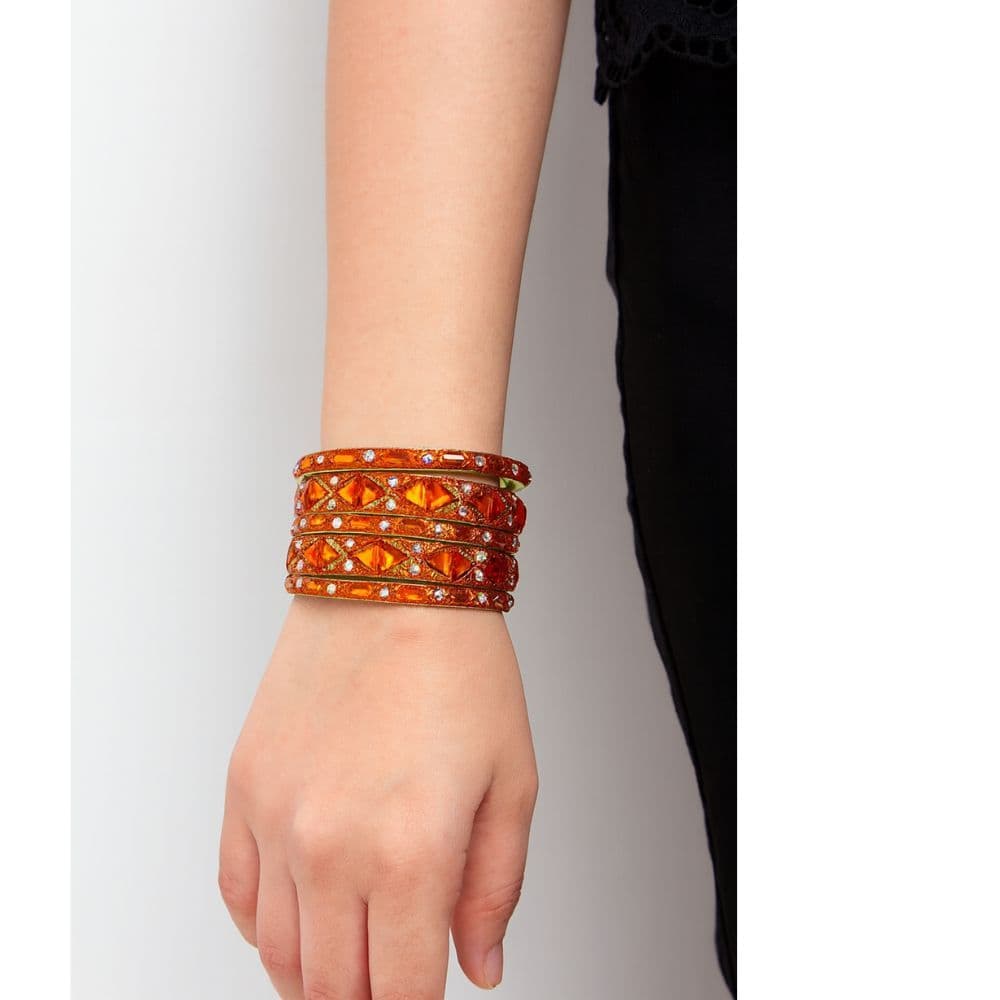 Conjunto De Pulseiras Indianas Coloridas 7 Cm