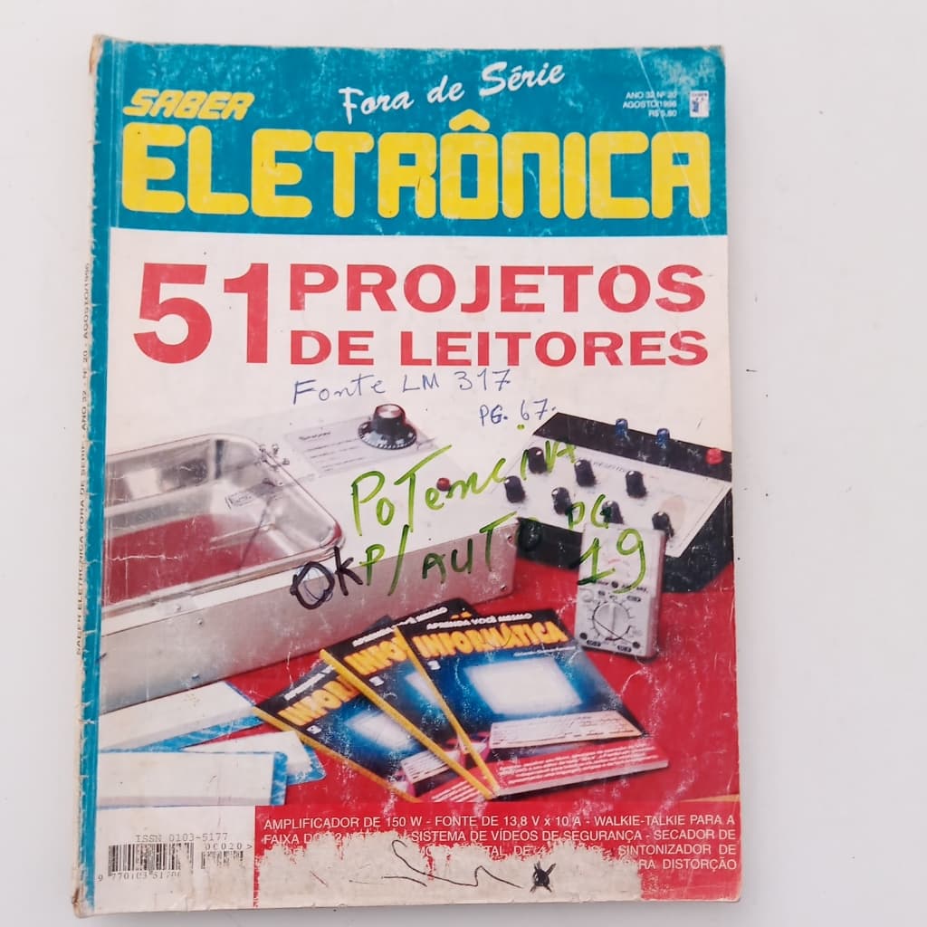 Revista Saber Eletrônica N: 51 Projetos De Leitores N: 20