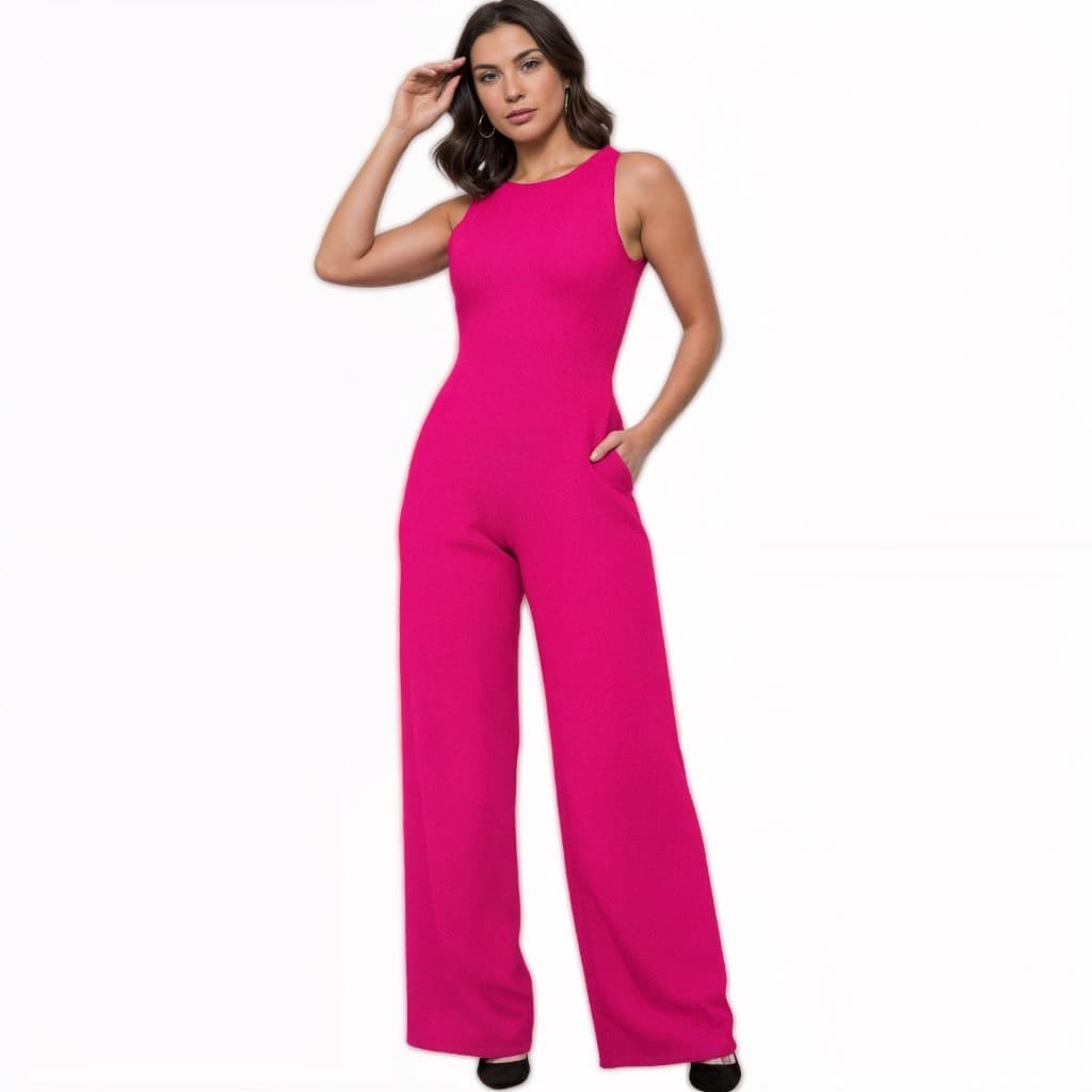 Macacão  Feminino Longo Duna Premium Elegante Elastex