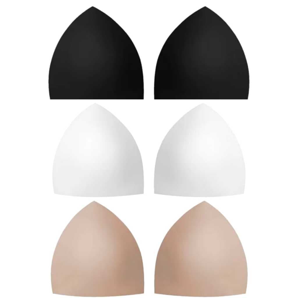 05 Pares Bojo Espuma Triângulo Para Confecção Sutiã (1 primeira linha)