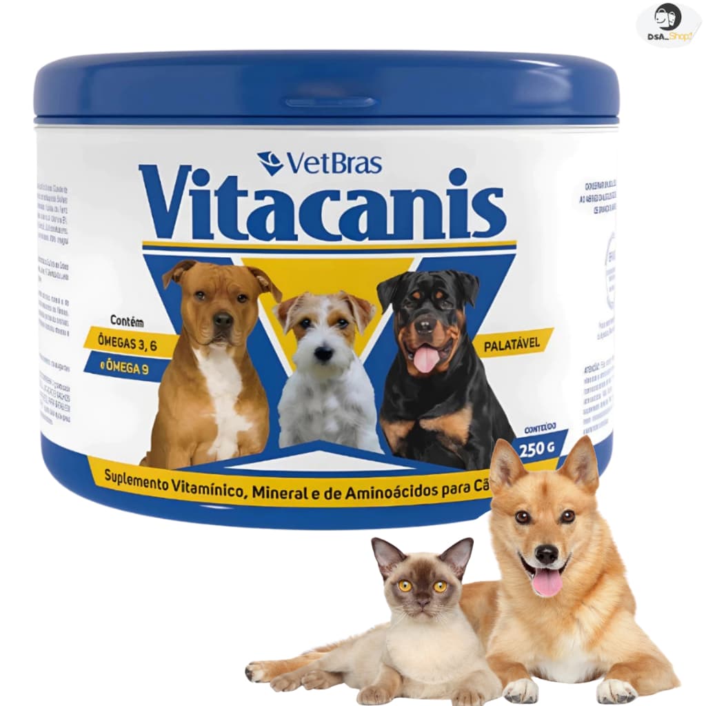 Suplemento Alimentar para Cães Vitacanis 250g